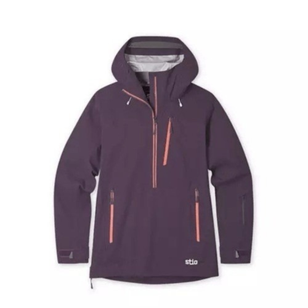 Stio Womens Environ XT Hooded Shell Jacket Huckleberry Jam Large NWT $429 MSRP